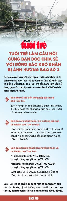 Miền Trung nhớ mãi ký ức 'một miếng khi đói' mà thương bà con gặp bão số 3