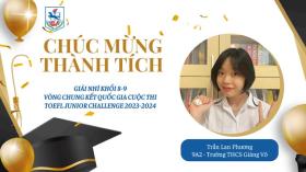  &apos;Bí kíp&apos; chinh phục hàng loạt cuộc thi tiếng Anh uy tín nữ sinh lớp 9 