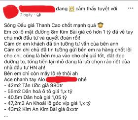 Đấu giá đất Thanh Oai: Nhà đầu tư lợi dụng &quot;sóng lớn&quot; rao bán đất xung quanh