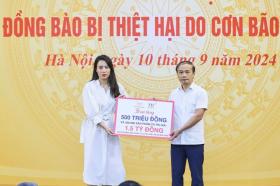  Tập đoàn TH và Bac A Bank hỗ trợ các tỉnh chịu thiệt hại do bão Yagi 5,5 tỷ đồng 