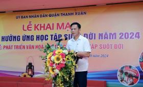 Quận Thanh Xuân khai mạc tuần lễ hưởng ứng học tập suốt đời