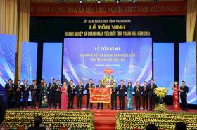 Thanh Hoá: tôn vinh doanh nghiệp, doanh nhân tiêu biểu năm 2024