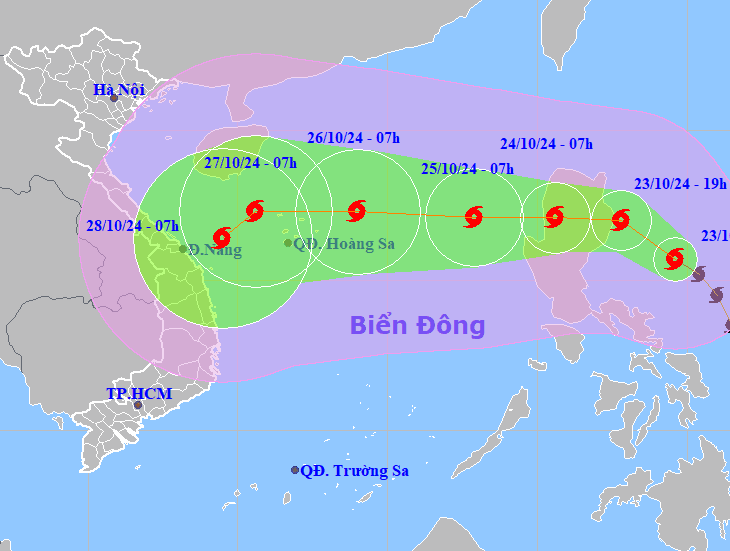  Bão Trà Mi vào Biển Đông ngày mai, có thể giật cấp 15 第1张