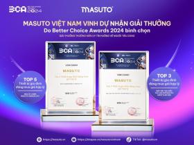  Lý giải chiến thắng của Masuto Việt Nam tại Better Choice Awards 2024 