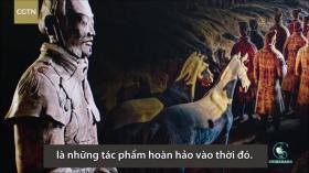 Quá trình lấy lại màu sắc cho đội quân đất nung bất tử 