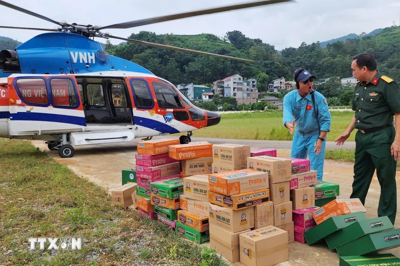  Xuất cấp lương thực, vật tư cho địa phương khắc phục hậu quả bão số 3 