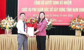 Sở Xây dựng Nam Định có tân Phó Giám đốc  第1张